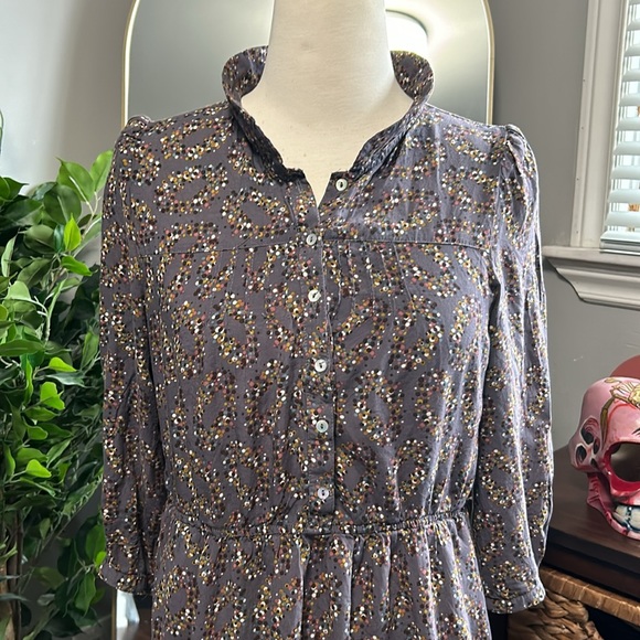 Zara Floral / polka dot pattern Boho Dress - Picture 2 of 8